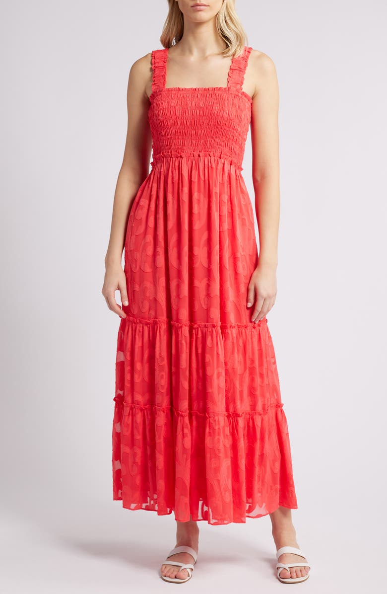 Lilly Pulitzer<sup>®</sup> Hadley Smocked Maxi Sundress, Main, color, 