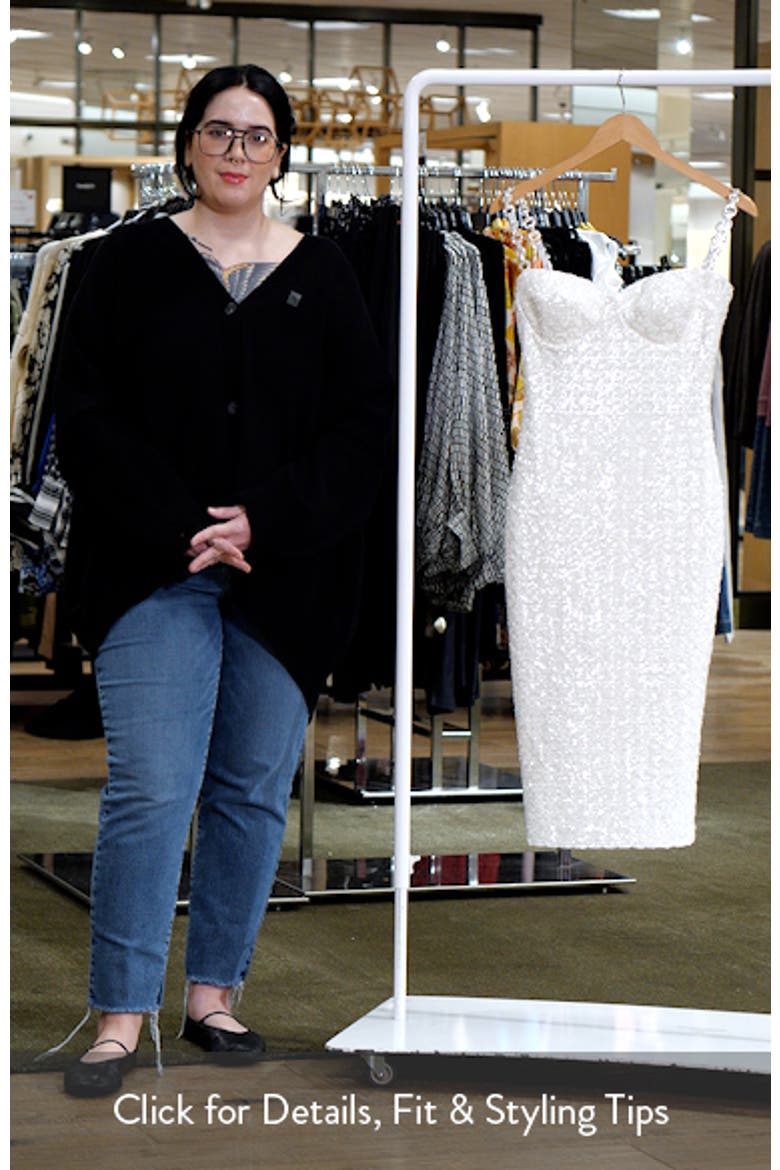 Nina Embellished Body-Con Cocktail Dress video