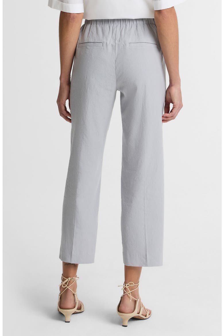 Grace Mid Rise Linen Blend Tapered Pull-On Pants, Alternate, color, BAY MIST