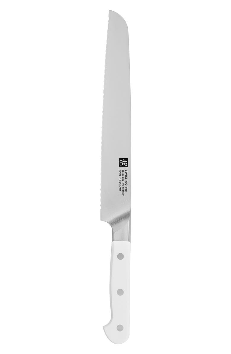 ZWILLING Pro Le Blanc 9-Inch Bread Knife, Main, color, Silver