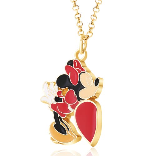 Disney Minnie & Mickey Mouse Couples Necklace For Him And Her, 16"+3" In Multi