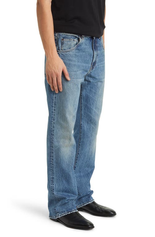 Blk Dnm Boot Cut Jeans In Black In Vintage Blue