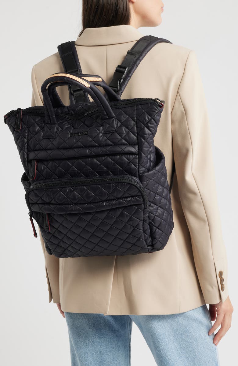 MZ Wallace Medium Utility Quilted Nylon Backpack, Alternate, color,