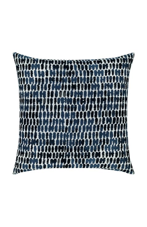 Thumbprint Indoor & Outdoor Woven Accent Pillow