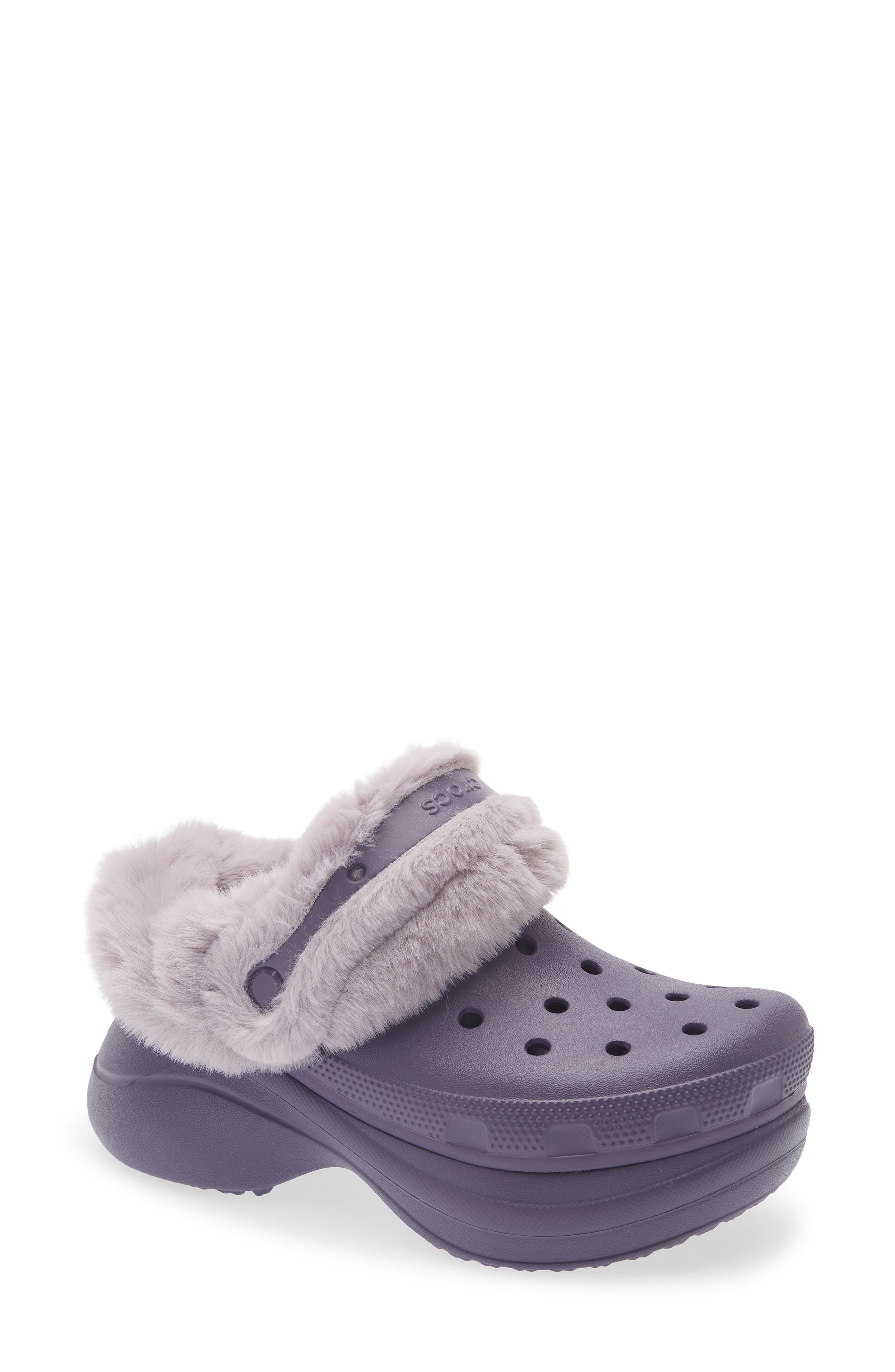 Bae Fleece Lined Platform Clog