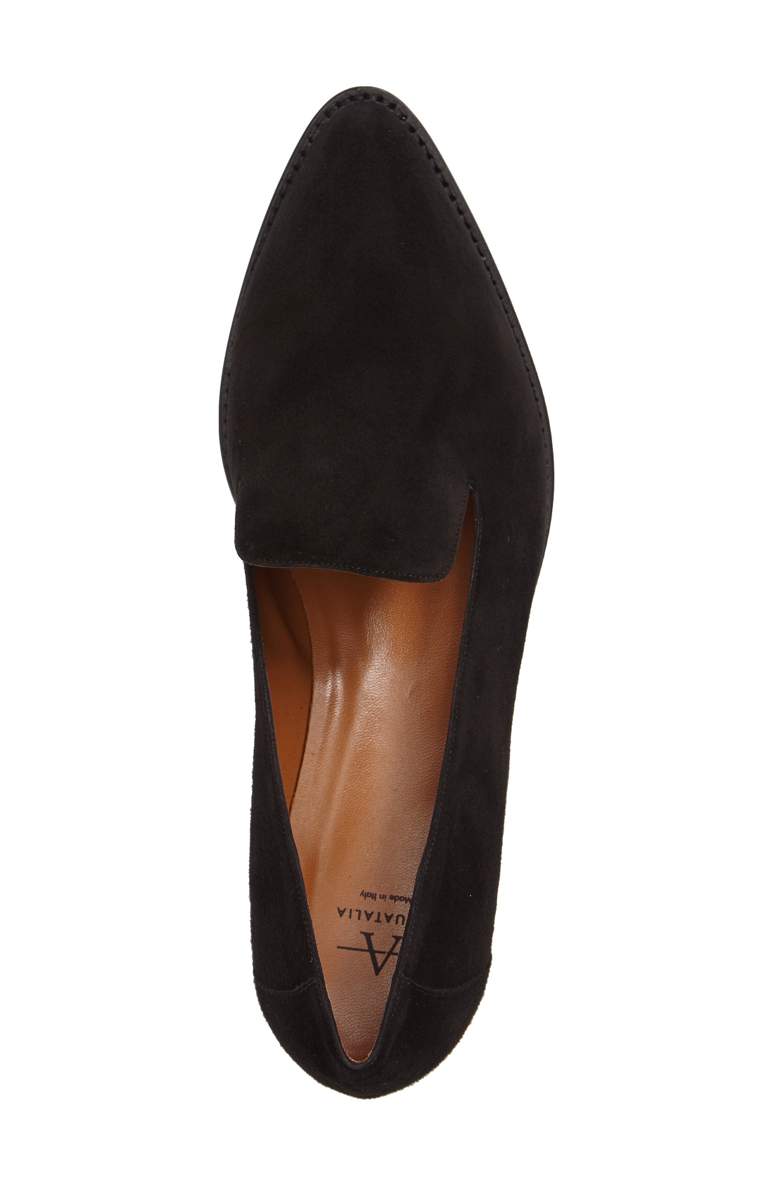 Aquatalia Gaetana Pointy Toe Loafer, Alternate, color, 