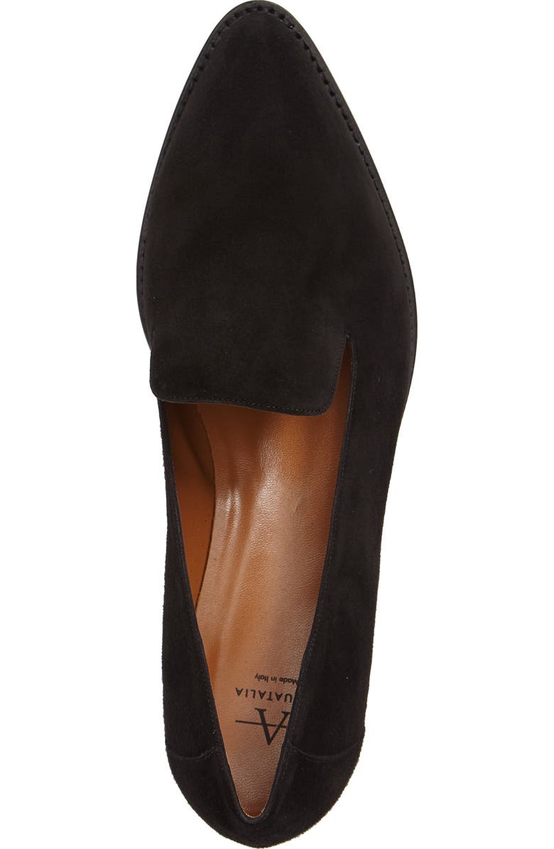 Aquatalia Gaetana Pointy Toe Loafer, Alternate, color,