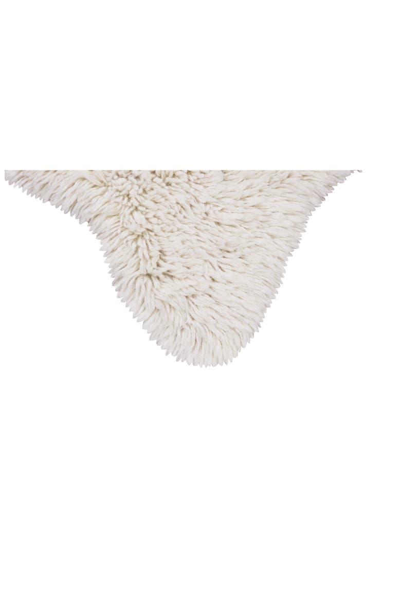 Woolly Woolable Washable Wool Rug, Alternate, color, WHITE