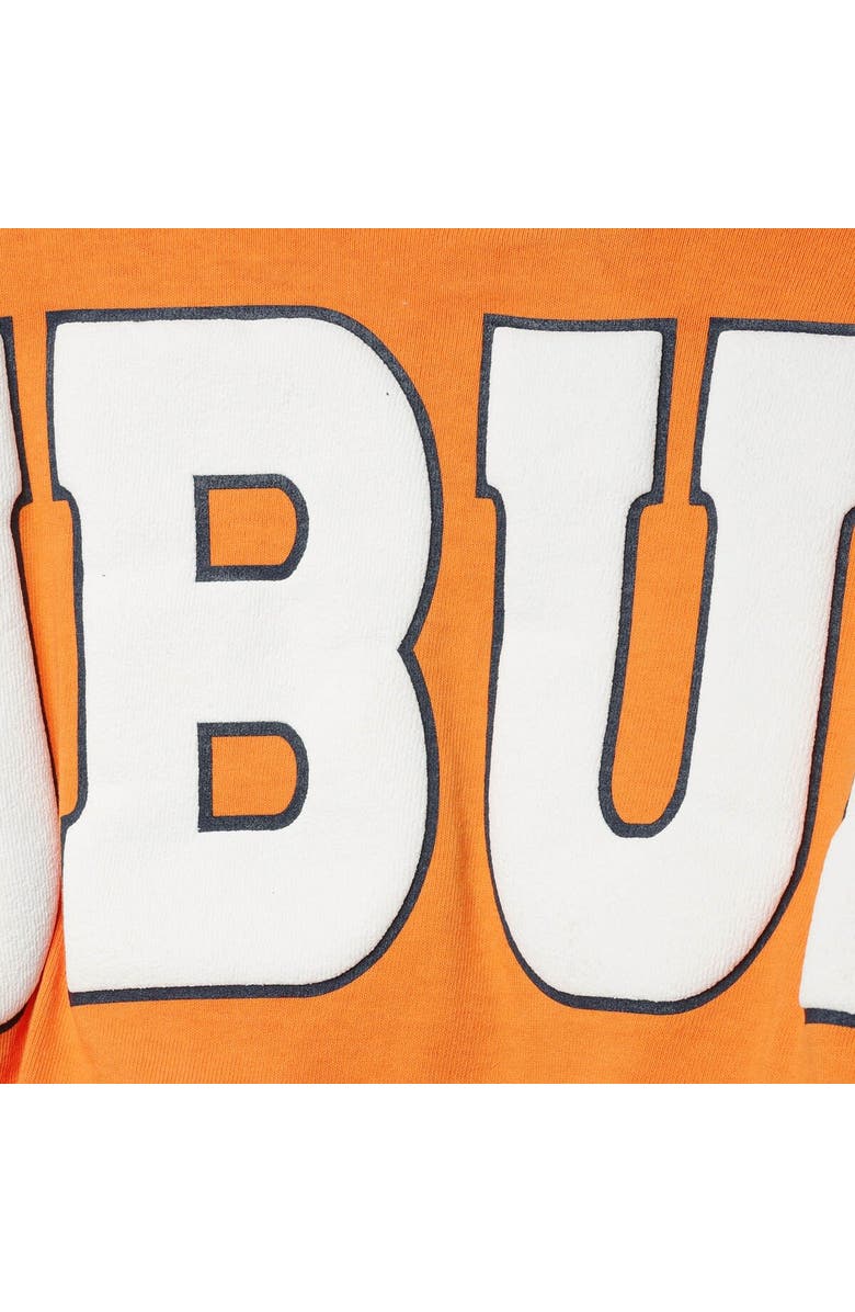 SPIRIT JERSEY Women's Orange Auburn Tigers Laurels Crop Long Sleeve T-Shirt, Alternate, color,