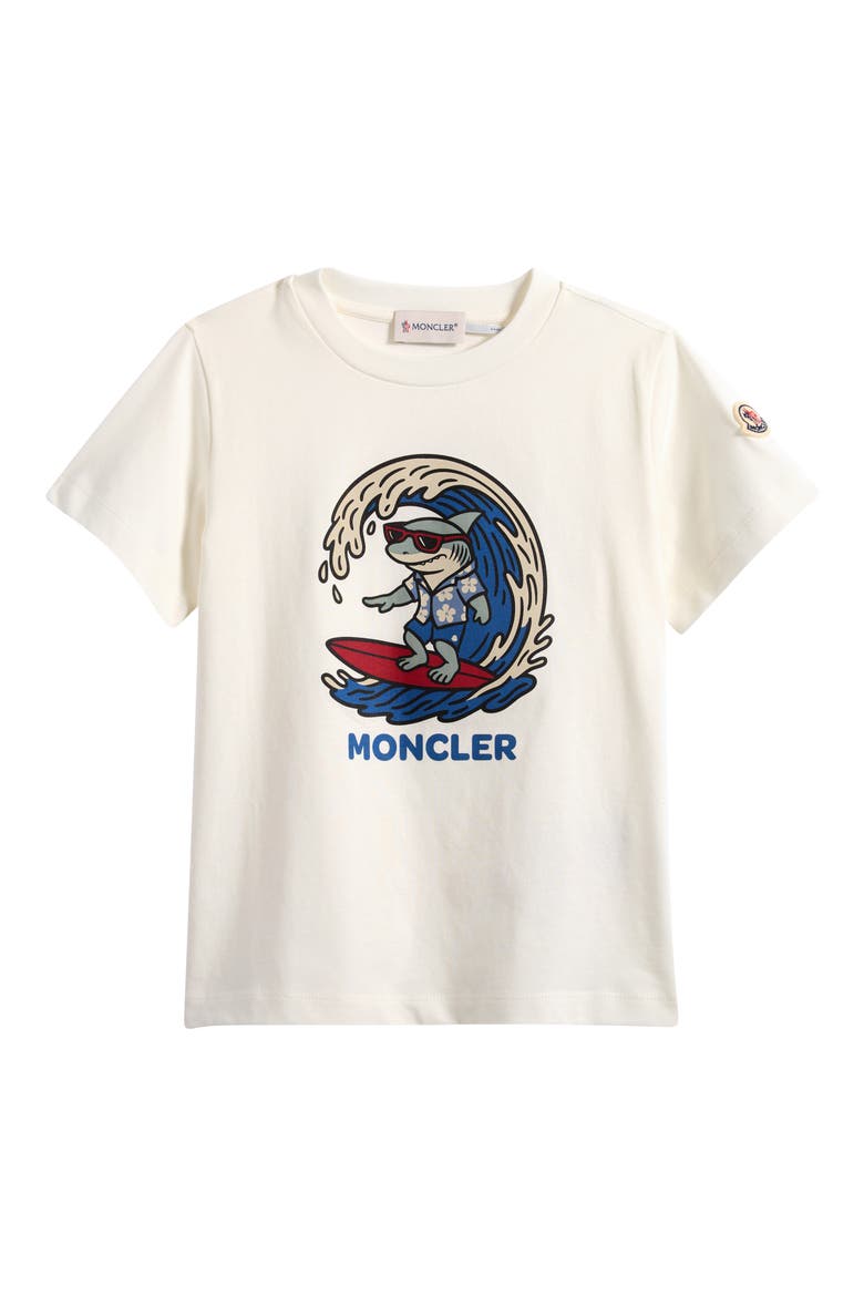 Kids' Cotton Graphic T-Shirt, Main, color, WHITE