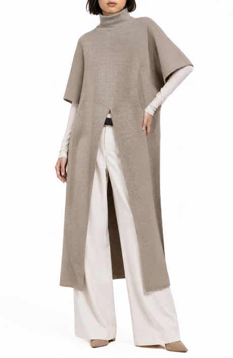 Bree Mock Neck Midi Tunic Sweater