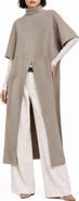 BY DESIGN Bree Mock Neck Midi Tunic Sweater