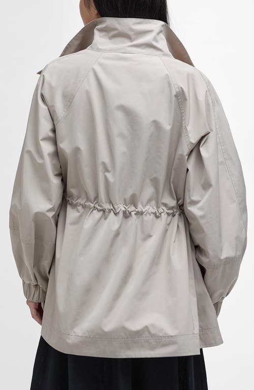 Barbour Suri Showerproof Jacket In Light Sand Safa