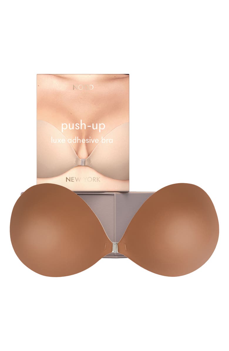 NOOD Push-Up Luxe Adhesive Bra, Main, color, No.7 Bronze