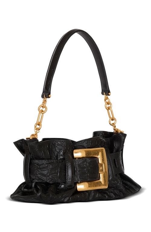 Balmain Mini Anthem Bag In Black