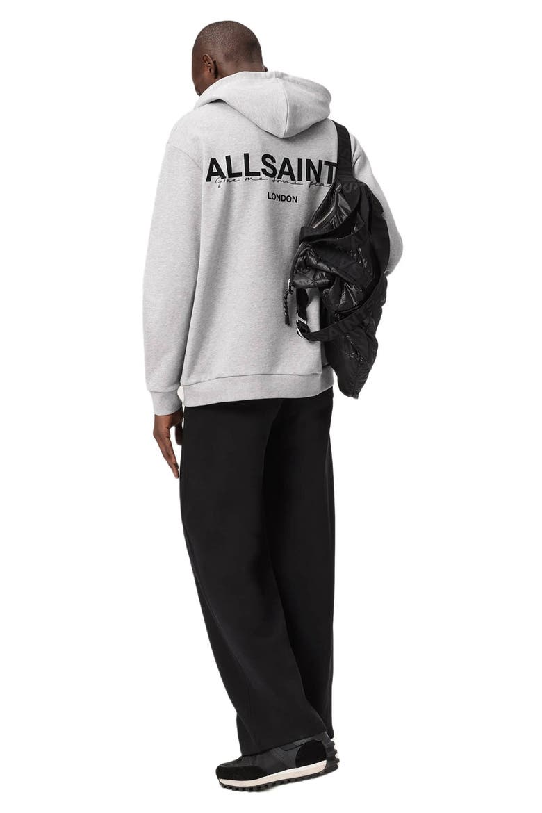 Halcyon Oversize Cotton Hoodie, Alternate, color, LIGHT GREY MARL