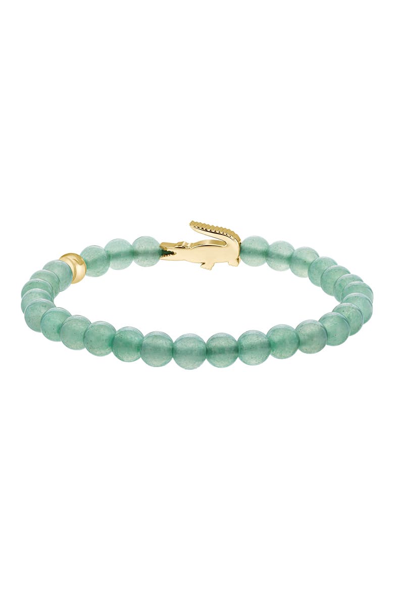 Matchpoint Beaded Stretch Bracelet, Alternate, color, GREEN