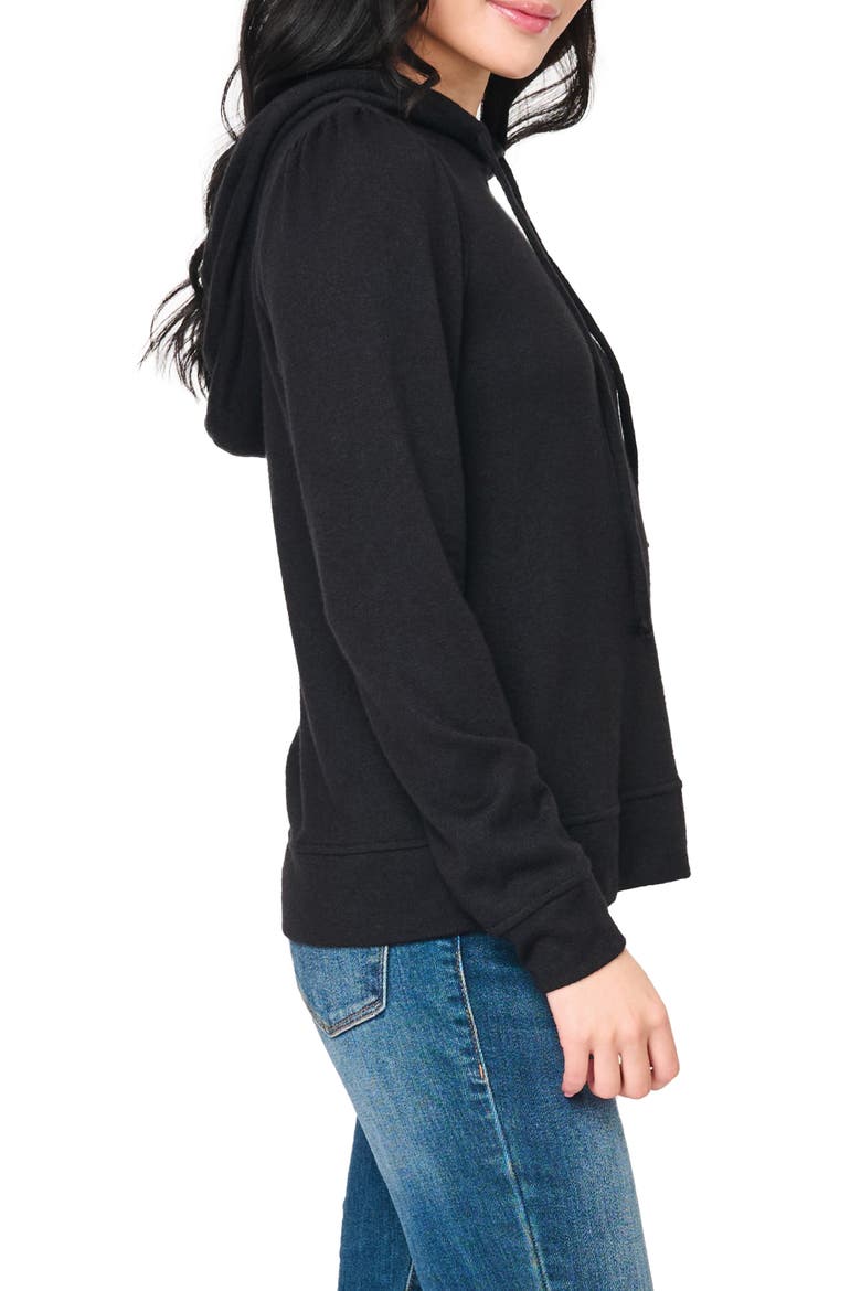 Chic Luxe Alpine Hoodie, Alternate, color, BLACK