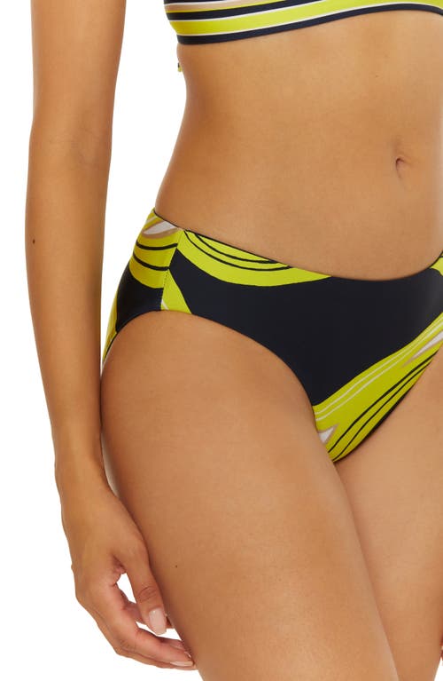 Trina Turk Serena Reversible Hipster Bikini Bottoms In Blue Multi