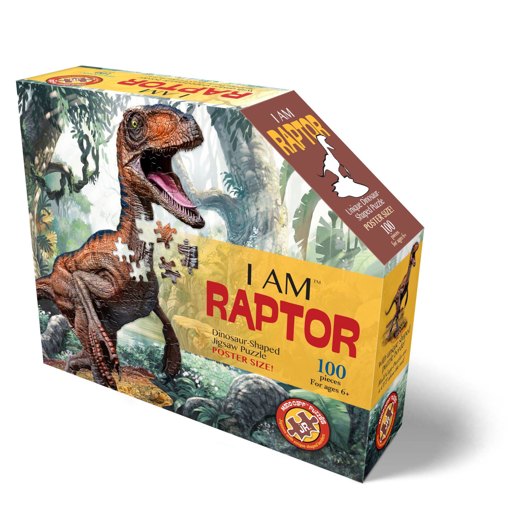 Madd Capp RAPTOR 100 Piece Jigsaw Puzzle For Ages 6 And Up in Multicolored 