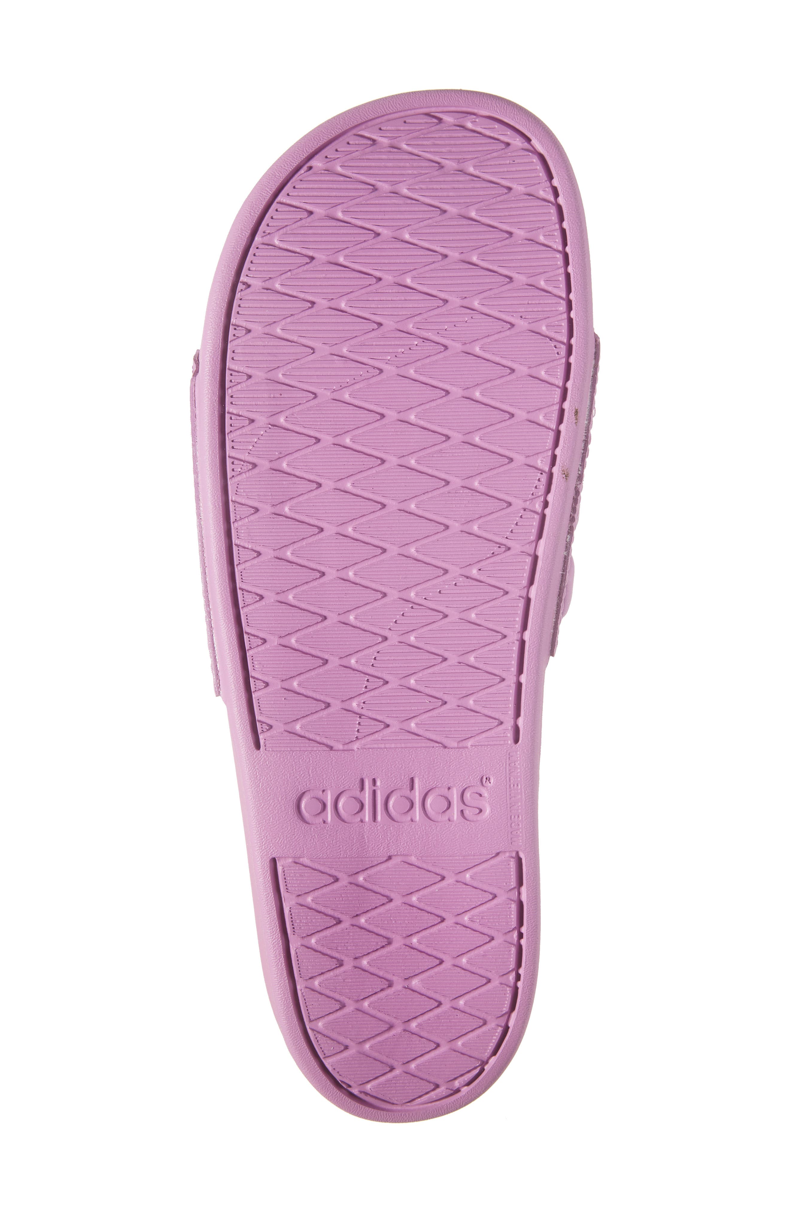 adidas Adilette Comfort Slide Sandal, Alternate, color, Purple/Purple/Purple