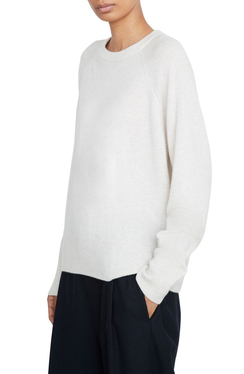 Vince Wool & Cashmere Crewneck Sweater, Alternate, color, White