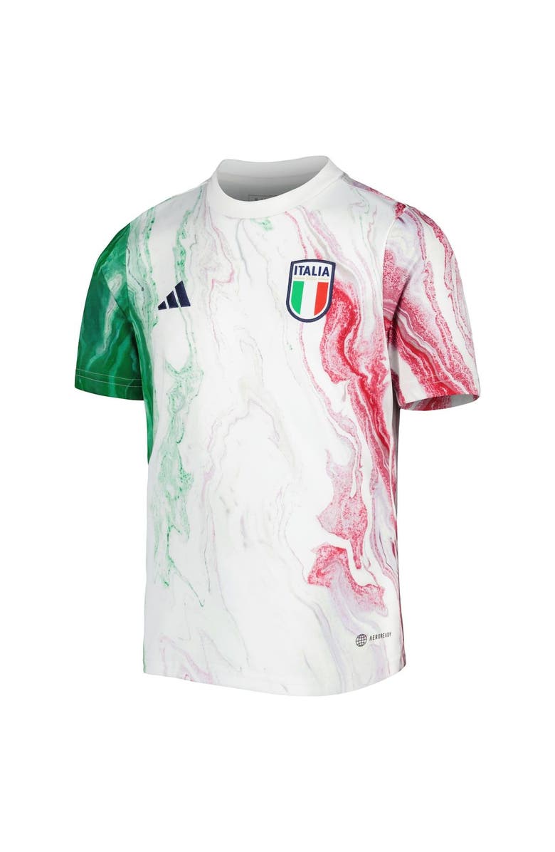 adidas Youth adidas Green Italy National Team 2023/24 Pre-Match Top, Alternate, color,