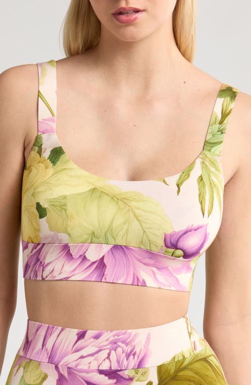 Kilo Brava Spring Garden Lounge Bralette In Spring Garden