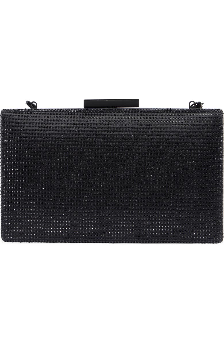Kurt Geiger London Crystal Box Clutch, Main, color, Black