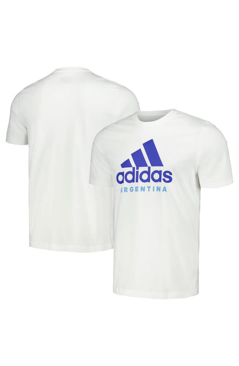 adidas Men's adidas White Argentina National Team 2024 DNA T-Shirt, Main, color, White