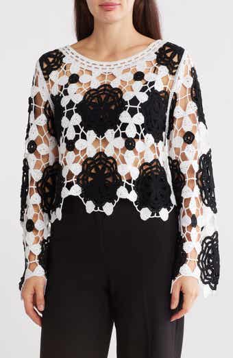 Forgotten Grace Crochet Lace Top