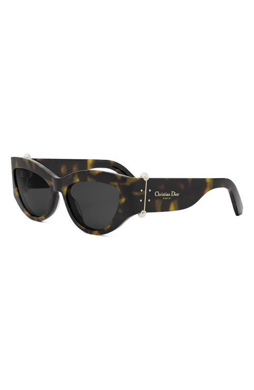 Dior Tribales B1i Sunglasses In Dark Havana/smoke
