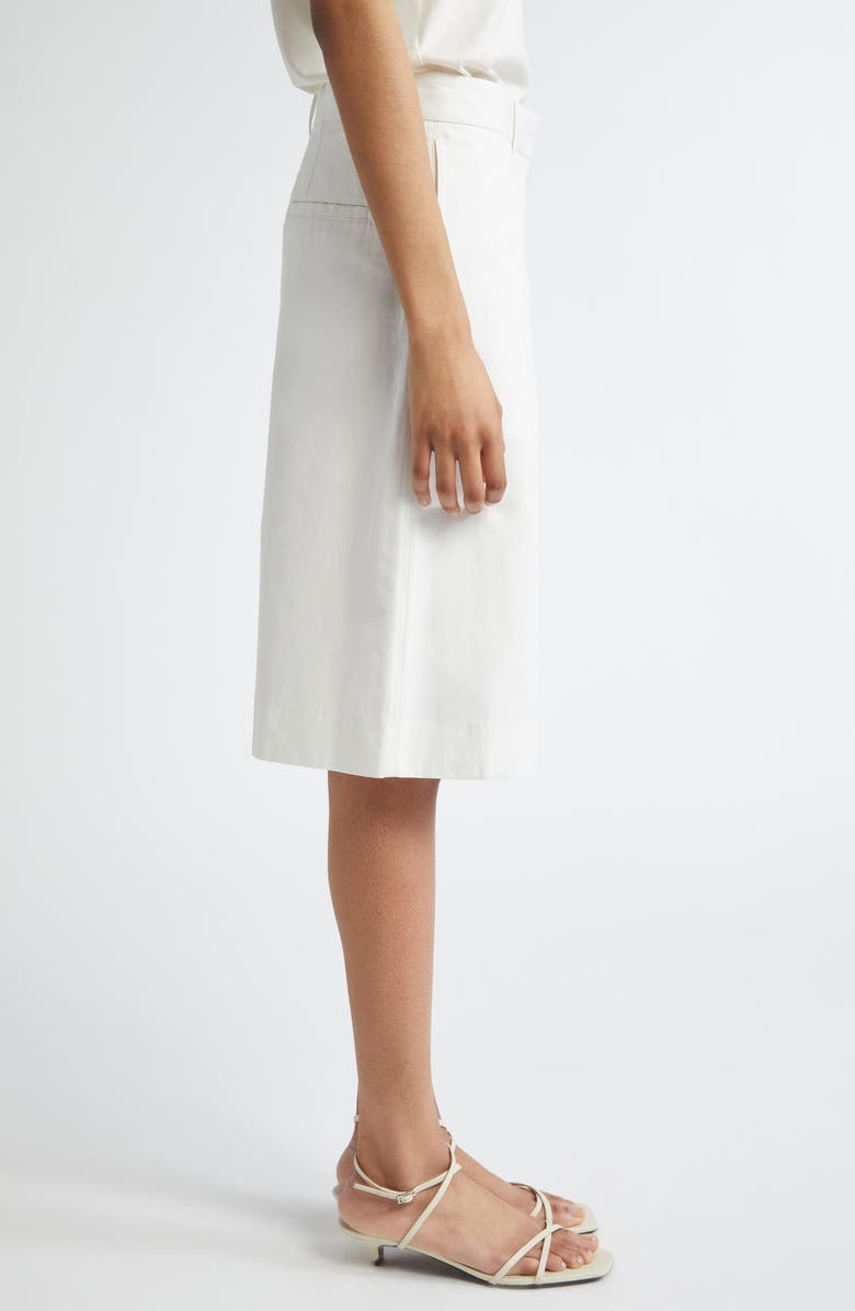 TOTEME Tailored Longline Shorts, Alternate, color, Off-White
