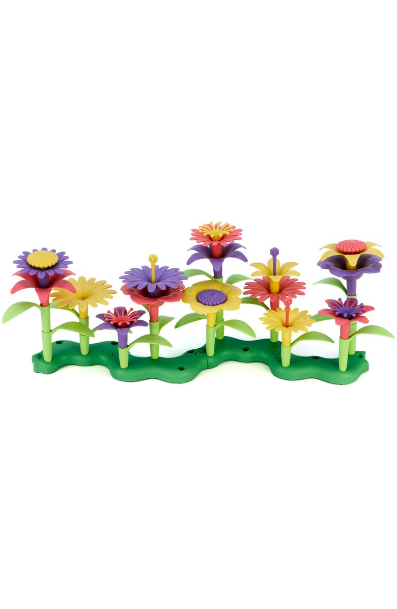 Green Toys Build A Bouquet, 44 Pieces Mix & Match Floral Toy, Alternate, color, Multicolored