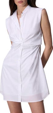 rag & bone Louisa Sleeveless Poplin Shirtdress