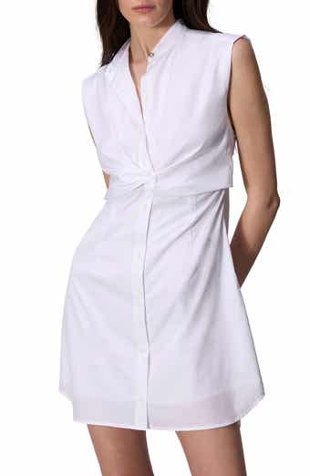 rag & bone Louisa Sleeveless Poplin Shirtdress