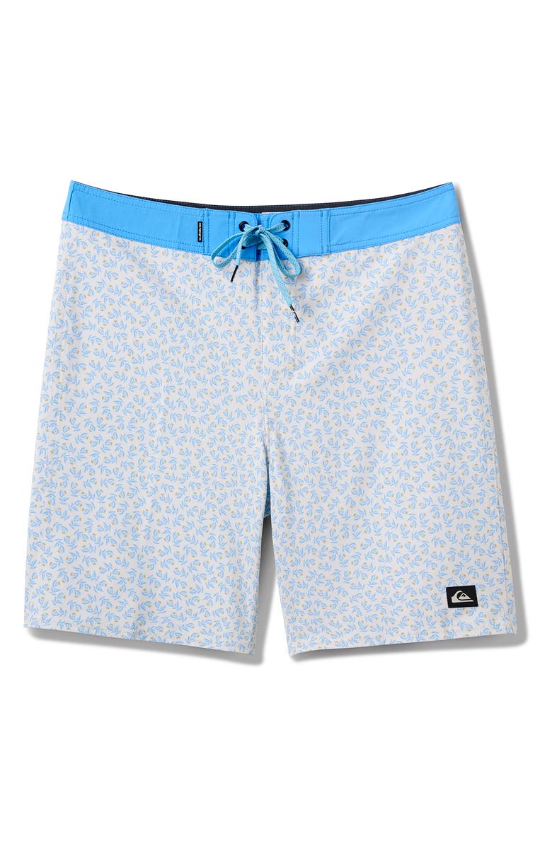 Quiksilver Surfsilk Straight Leg Board Shorts, Main, color, Skyway