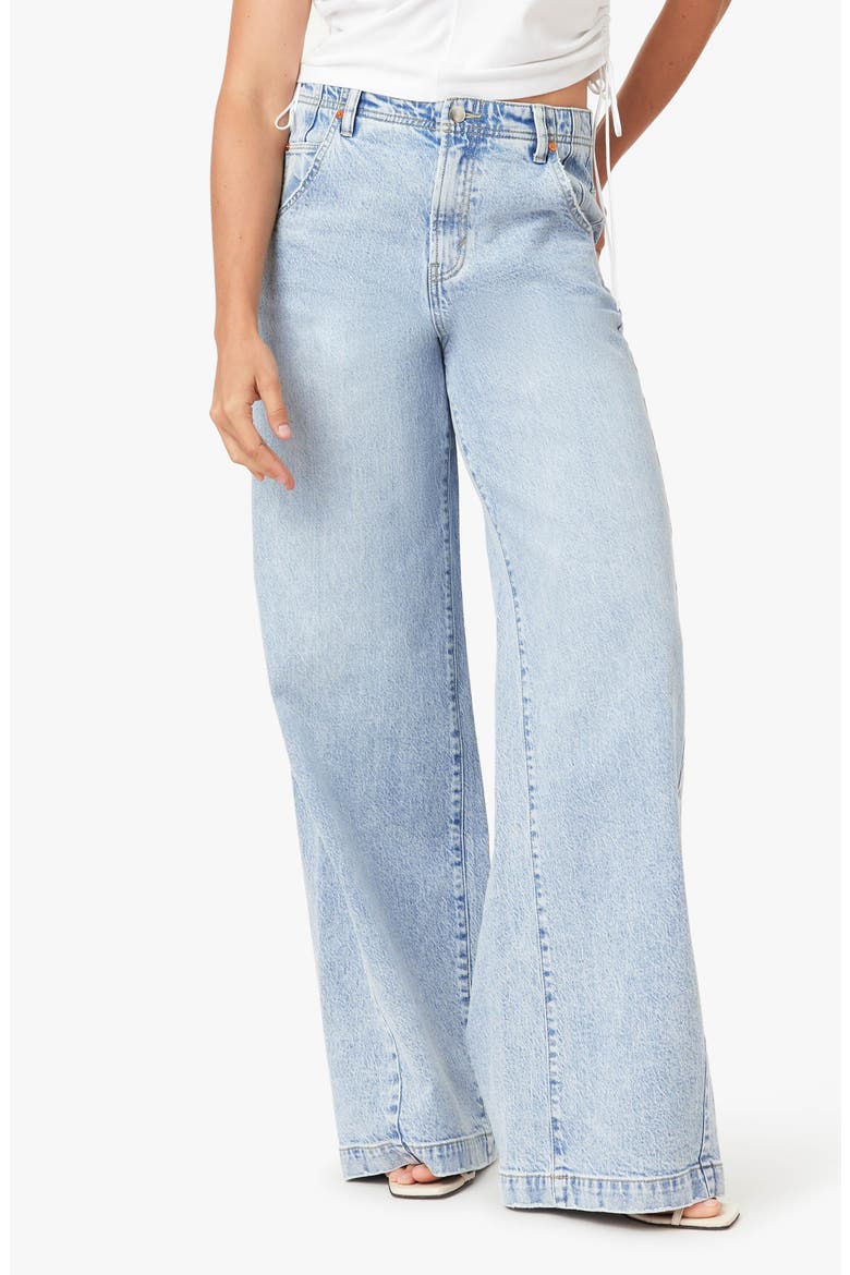 Relaxed Wide Leg Jeans, Main, color, AIRE