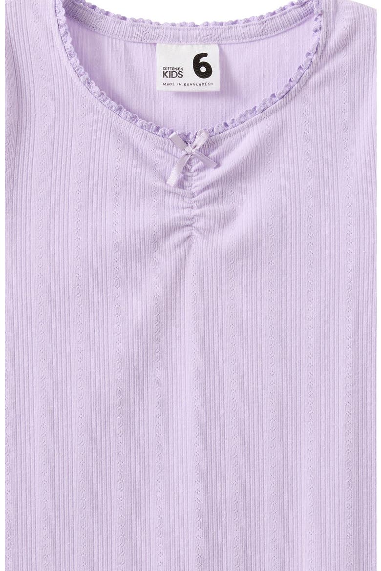 Kid's Essential Harper Short Sleeve Baby Tee, Alternate, color, Vintage Lilac