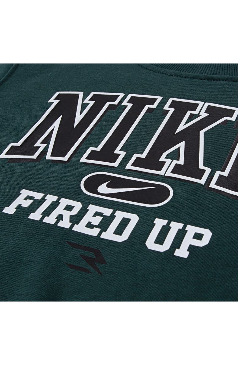 3 Brand Kids' Collegiate Fired Up Sweatshirt & Pants Set, Alternate, color, Night Jungle