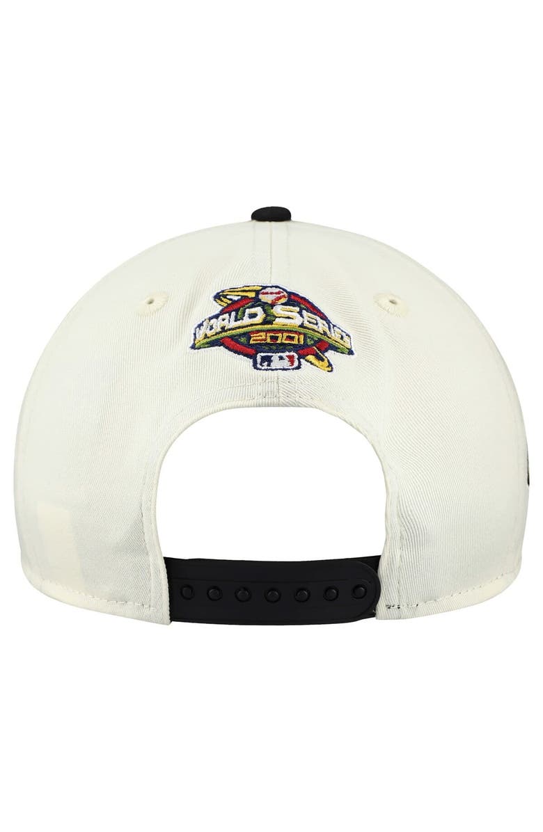 New Era Men's New Era Cream/Black Arizona Diamondbacks World Series 9FORTY M-Crown A-Frame Adjustable Hat, Alternate, color, Cream