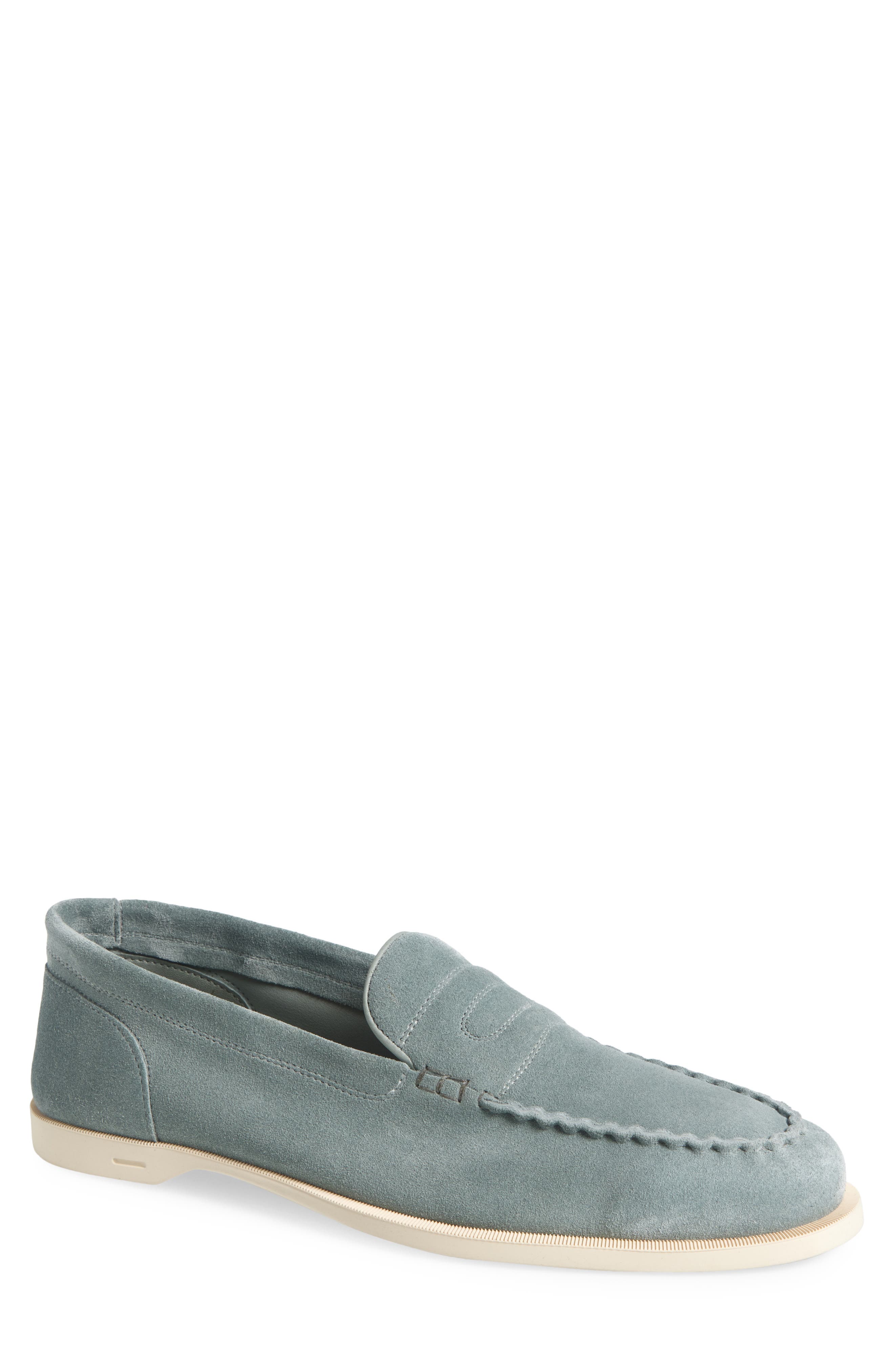 John Lobb Pace Loafer, Main, color, Ice Blue