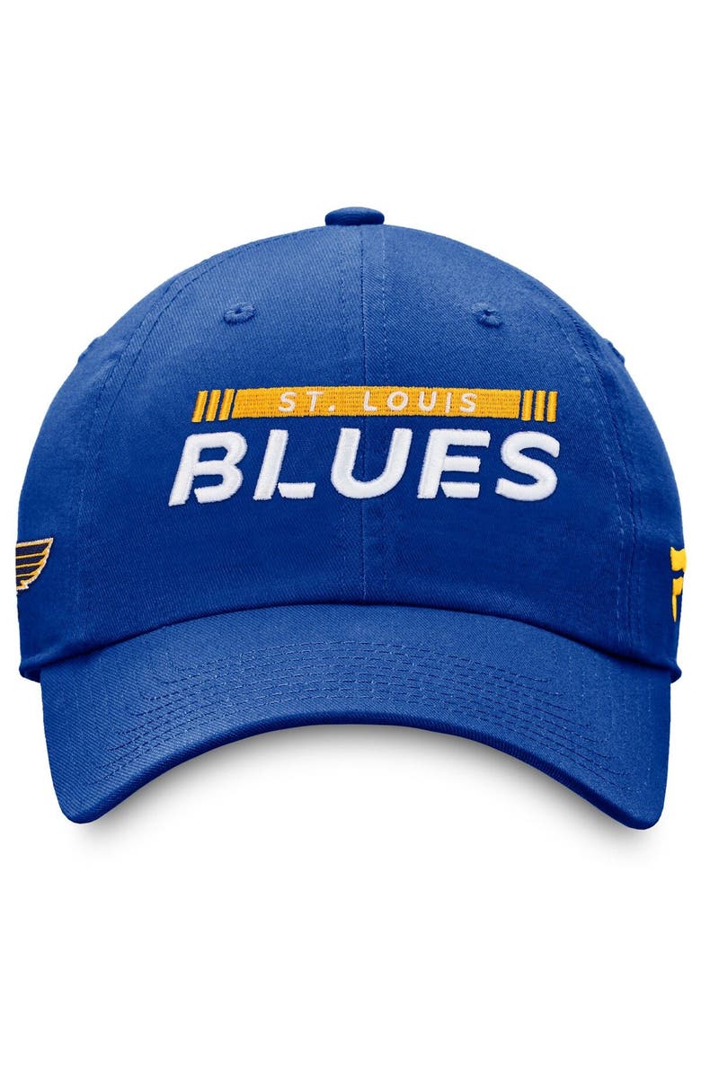 FANATICS Men's Fanatics Branded Blue St. Louis Blues Authentic Pro Rink Adjustable Hat, Alternate, color, Blue