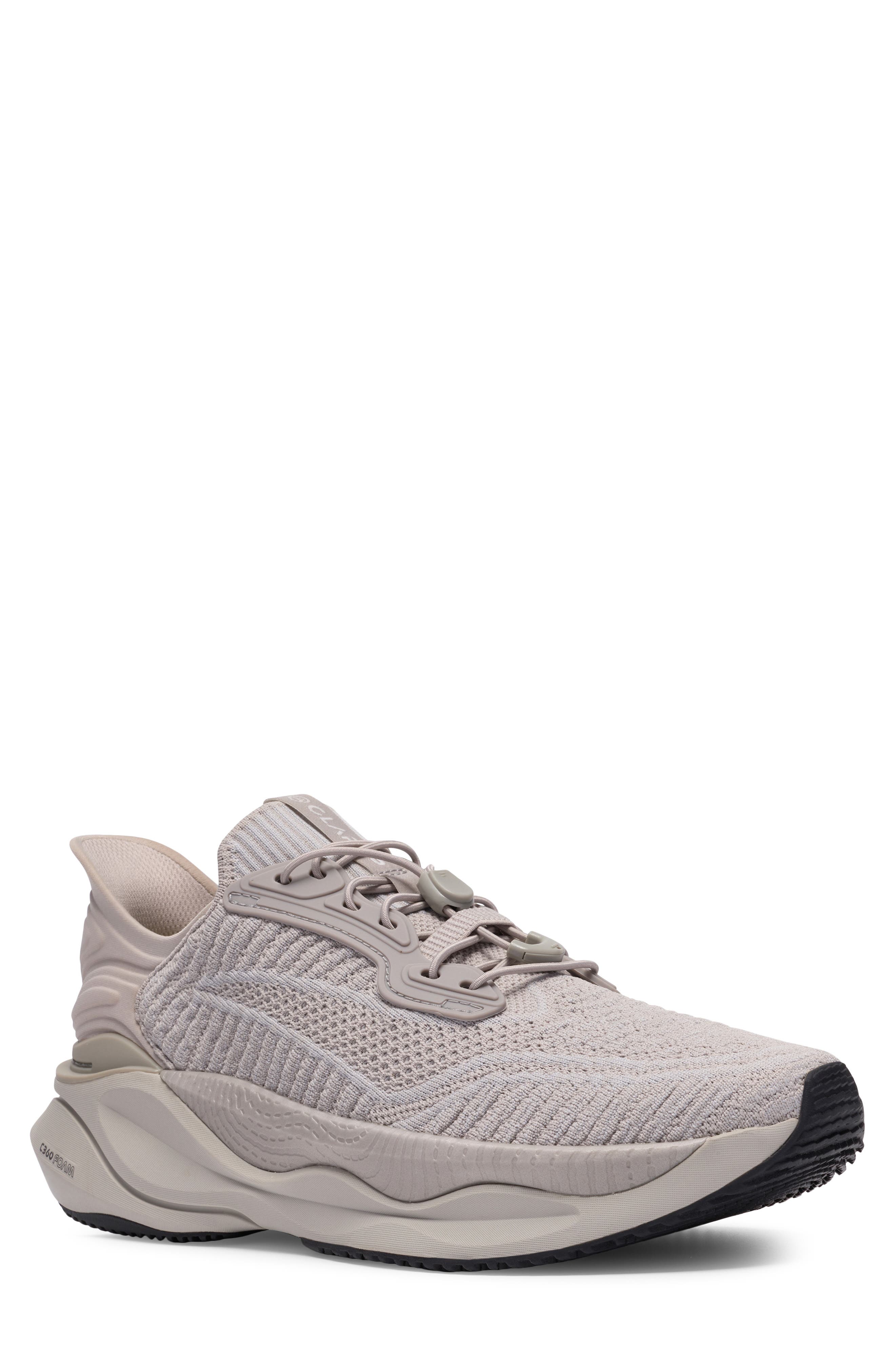 Clarks<sup>®</sup> Pace Rise Sneaker, Main, color, Light Grey