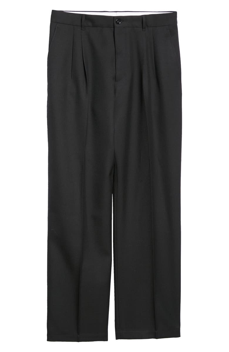 Burberry Men's Wide Leg Wool Pants, Alternate, color, 