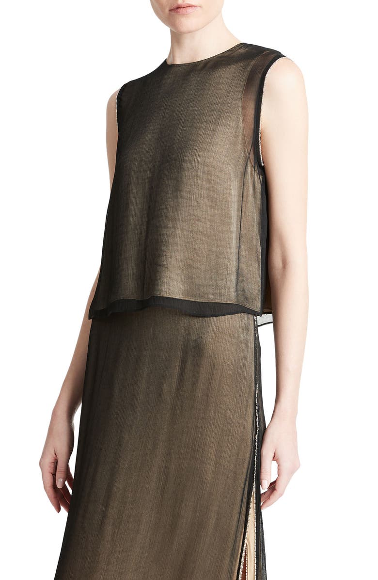 Vince Bead Detail Layered Tank, Alternate, color,