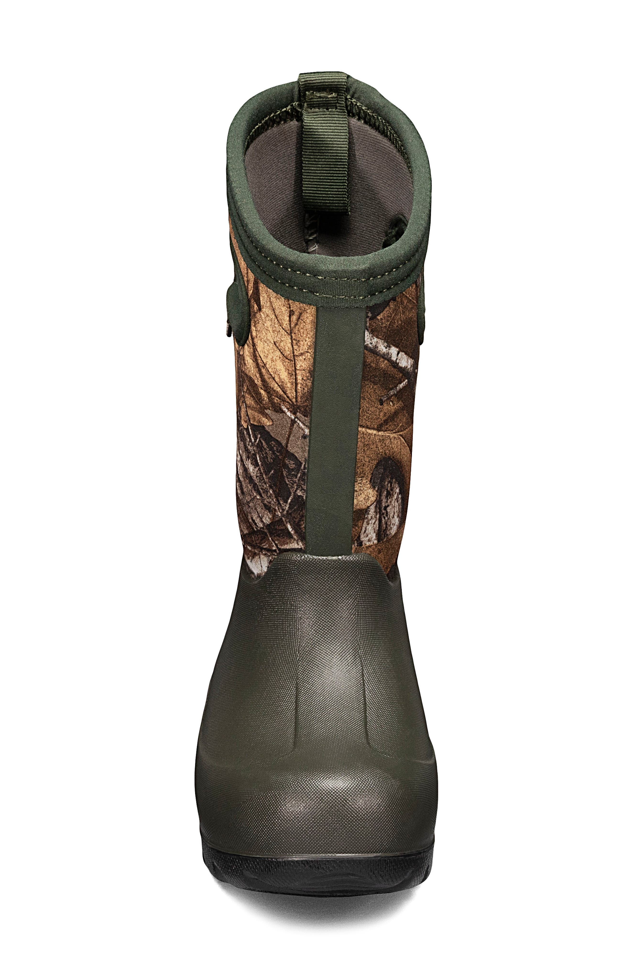 Bogs Neo Classic Real Tree Waterproof Insulated Rain Boot, Alternate, color, Dark Green