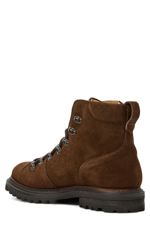 Aquatalia Denali Water Resistant Lace-up Boot In Brown