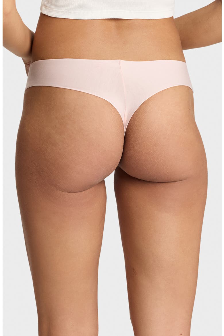 Butter 2-Pack Thongs, Alternate, color, GREY/ PINK