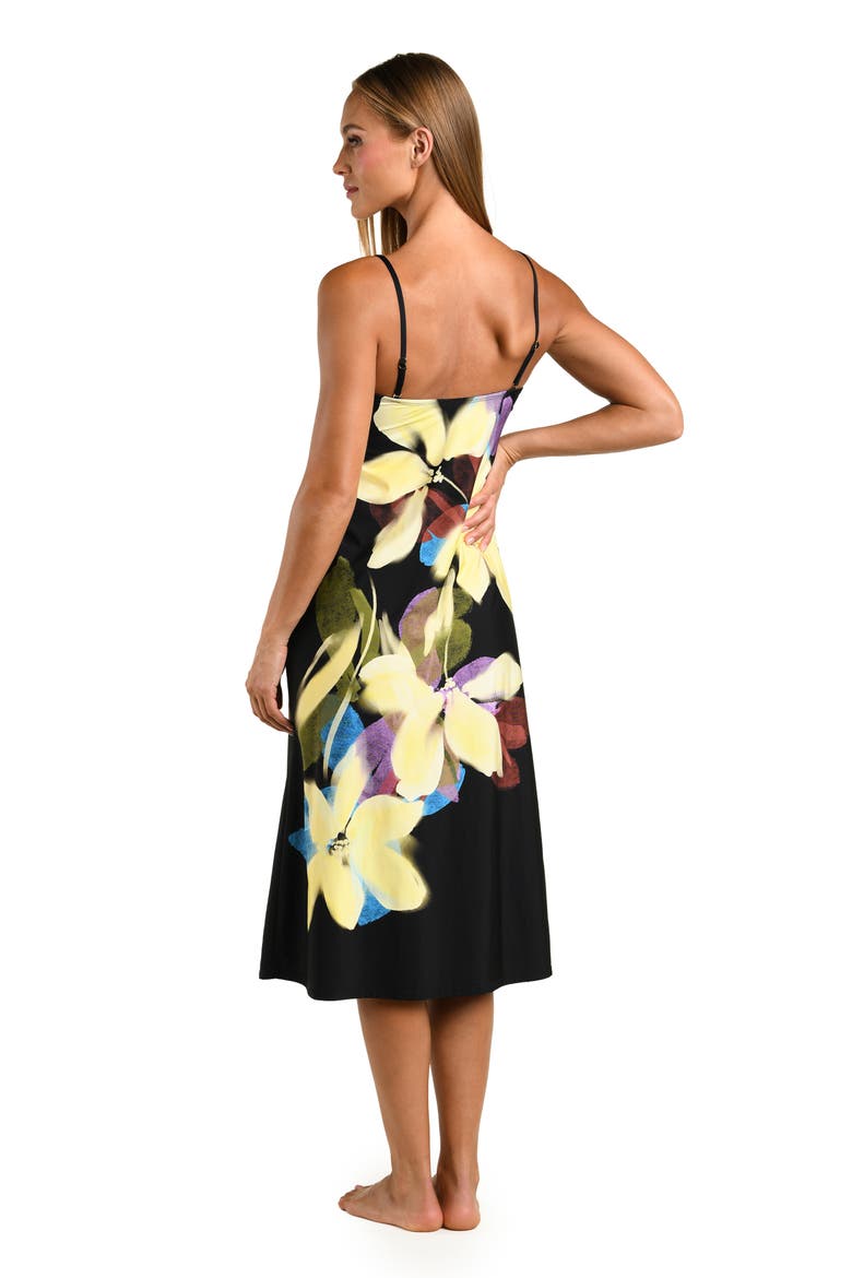 Afterglow Midi Cover-Up Dress, Alternate, color, BLACK MULTI